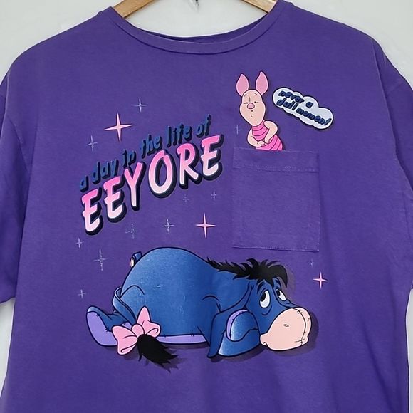 Vintage POOH Eeyore and Piglet T Shirt Size Large - Picture 2 of 5